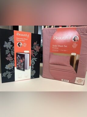 Beautiful Basics Woodrose Solid Sheet Set - Soft Pink Bedding